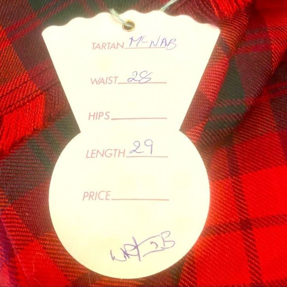 NWT Tartan Shop Authentic Scottish Kilt Clan McNab - Picture 9 of 9